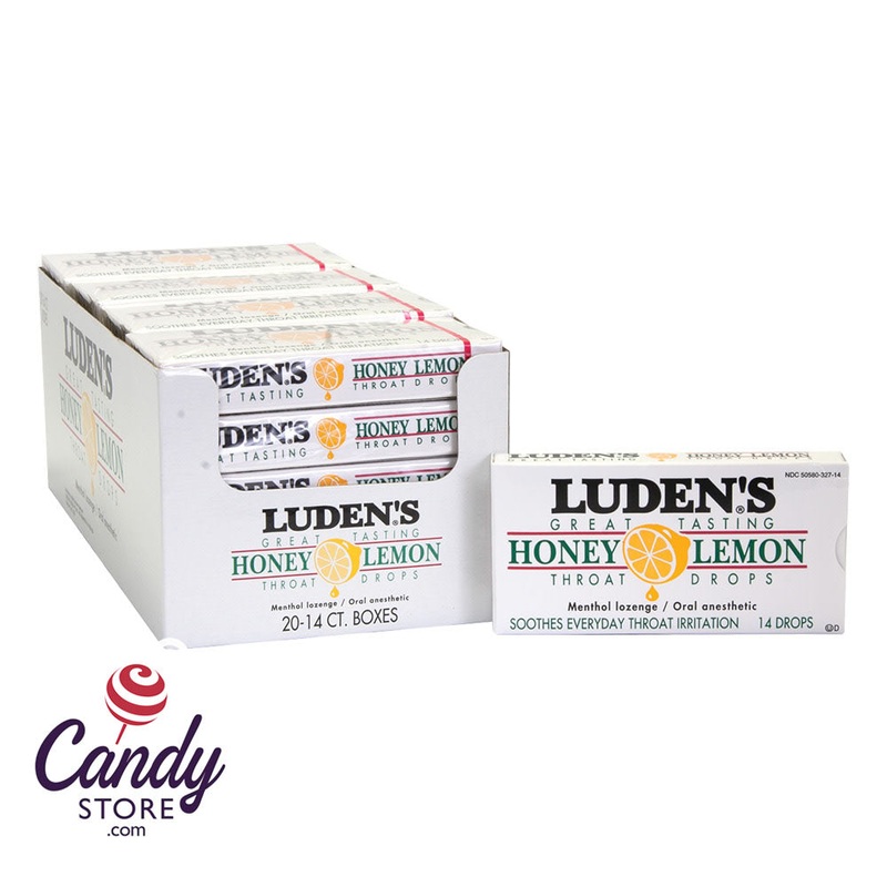 Luden’s Honey Lemon Cough Drops – 20ct