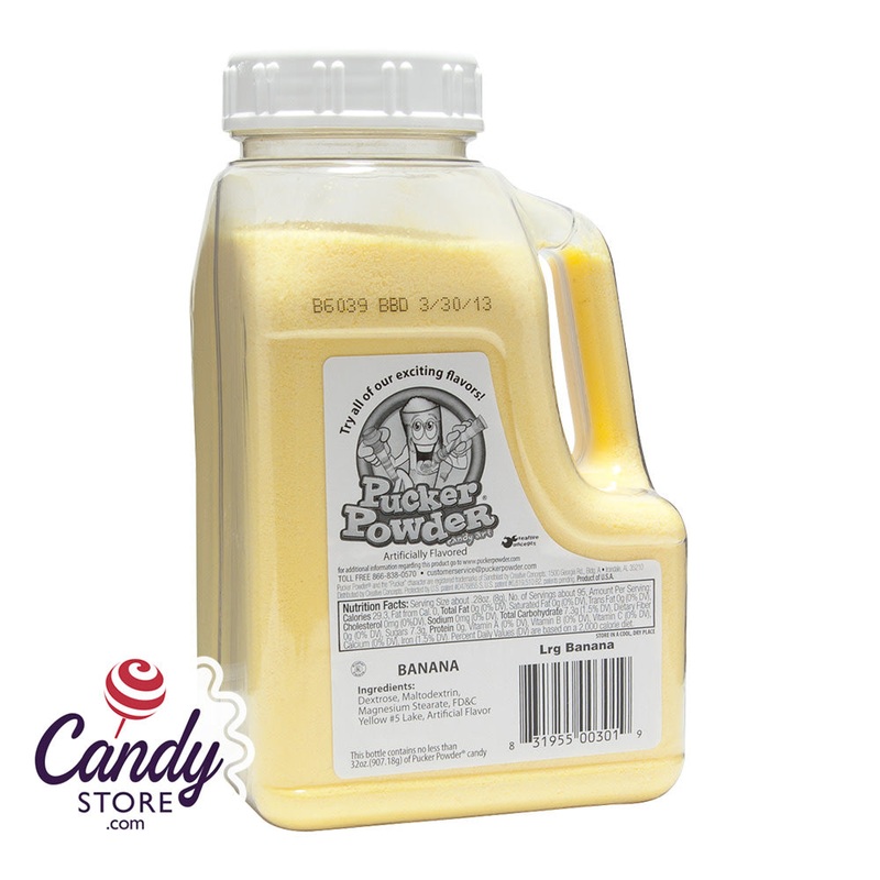 Pucker Powder Sweet Yellow Banana Bottle – 1ct