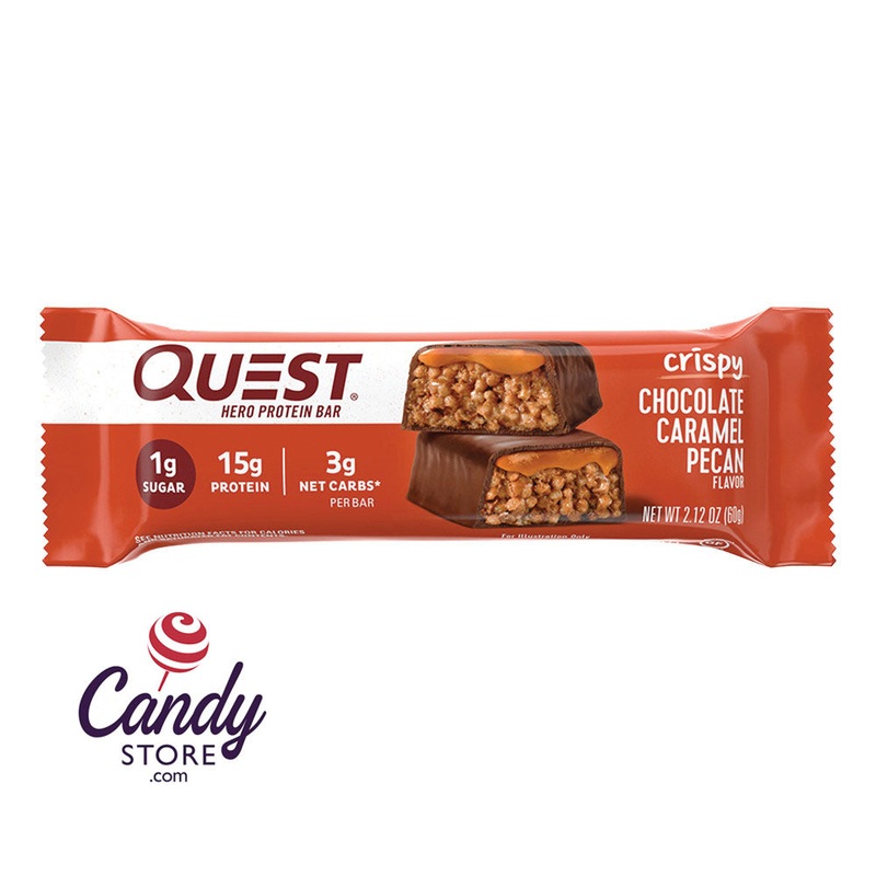 Quest Hero Bar Chocolate Caramel Pecan 2.12oz – 12ct