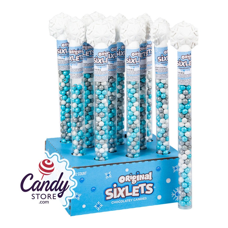 Sixlets Snowflake Cane 3.4oz – 12ct
