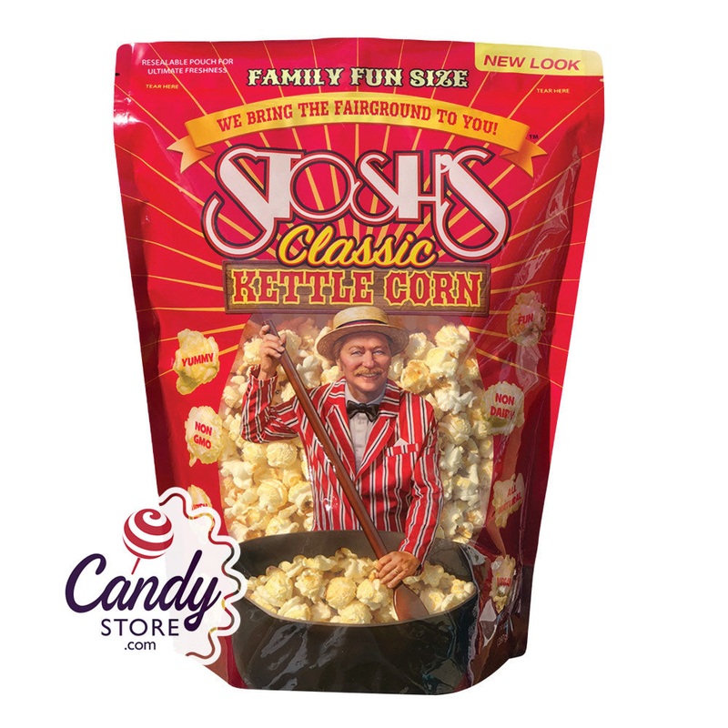 Stosh’s Classic Kettle Corn Family Size 14oz Pouch – 12ct