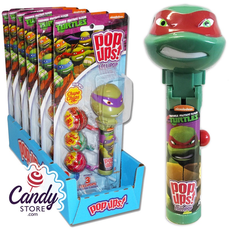 Teanage Mutant Ninja Turtles Pop-Ups Lollipops Toys – 6ct