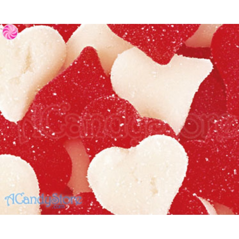 Valentine Gummi Sanded Hearts – 5lb