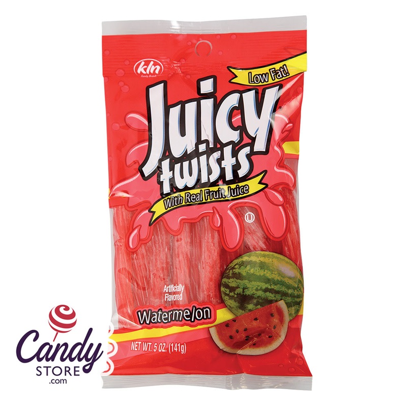 Watermelon Juicy Twists 5oz Peg Bag – 12ct