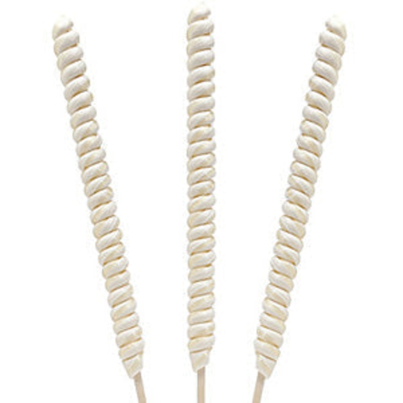 White Tremendously Tall Tesla Twist Pops – Pineapple 12pc Box
