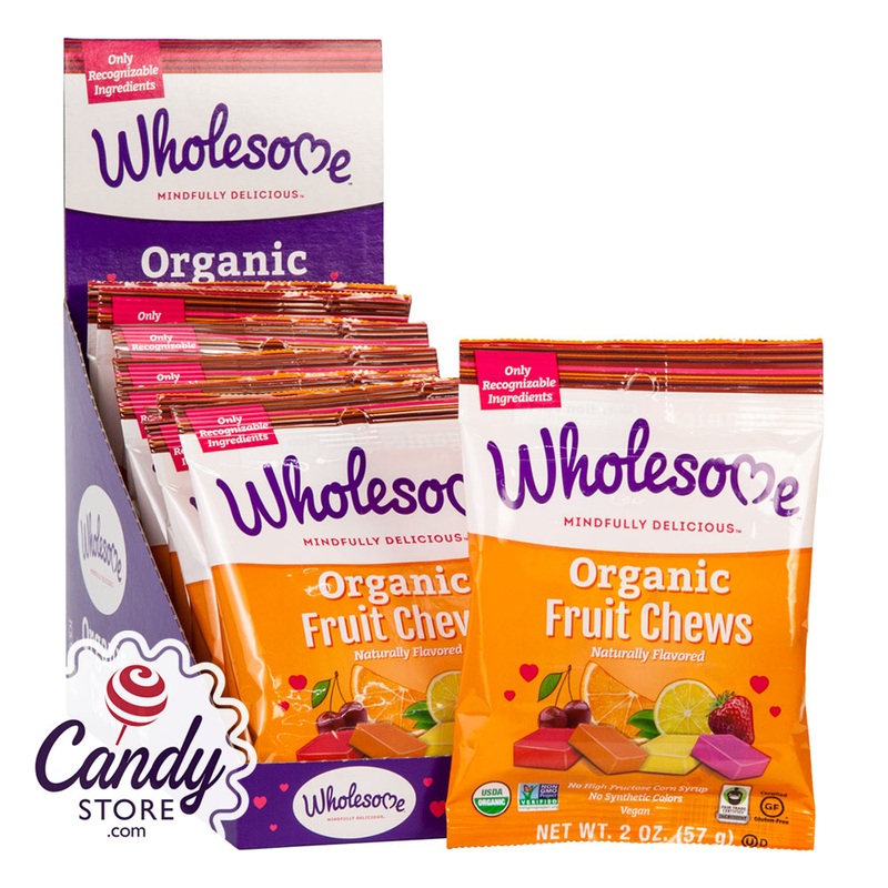 Wholesome Organic Fruit Chews 2oz Bag – 12ct