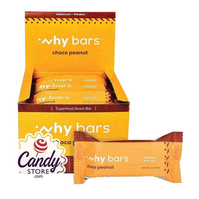 Why Bar Chocolate Peanut 2.3oz – 216ct