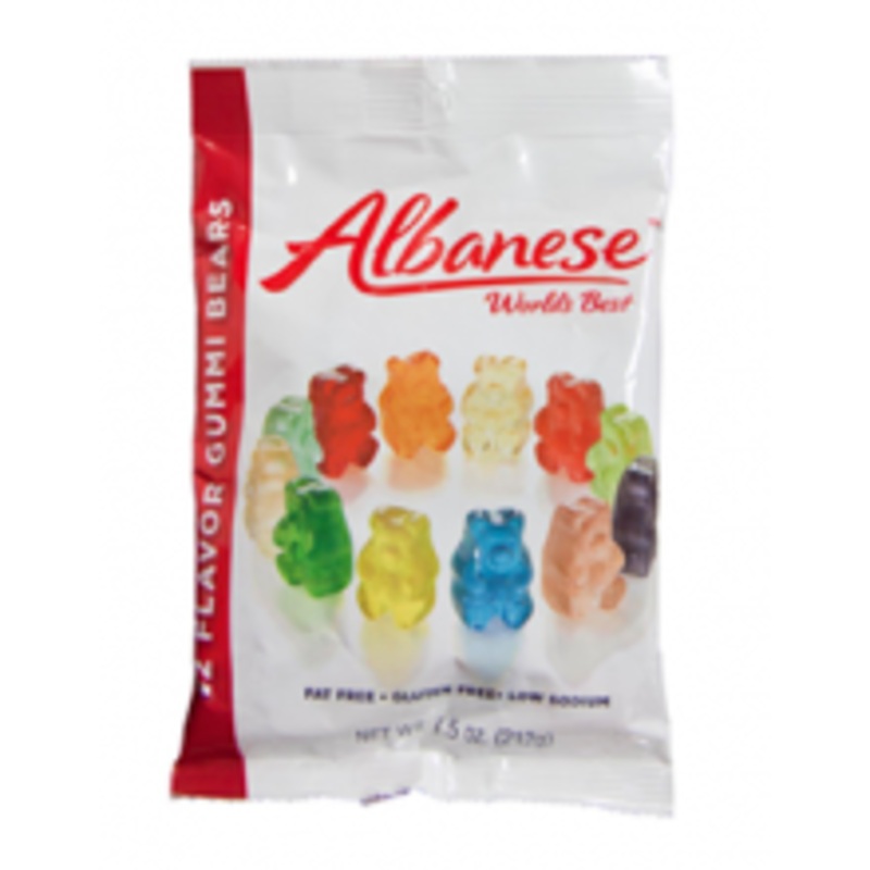 Albanese 12 Flavor Gummy Bear Peg Bags – 12ct