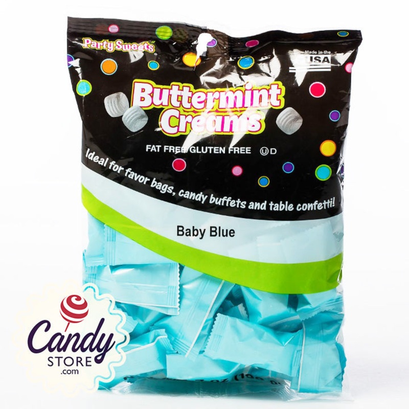Baby Blue Buttermint Creams – 7oz Pillow Packs
