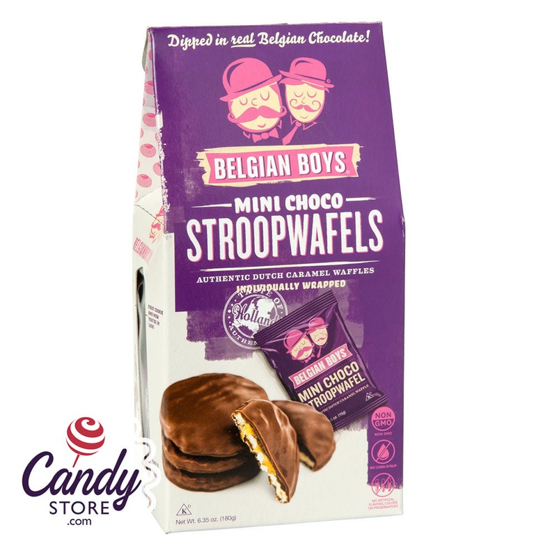 Belgian Boys Mini Choco Stroopwafel 6.35oz – 12ct