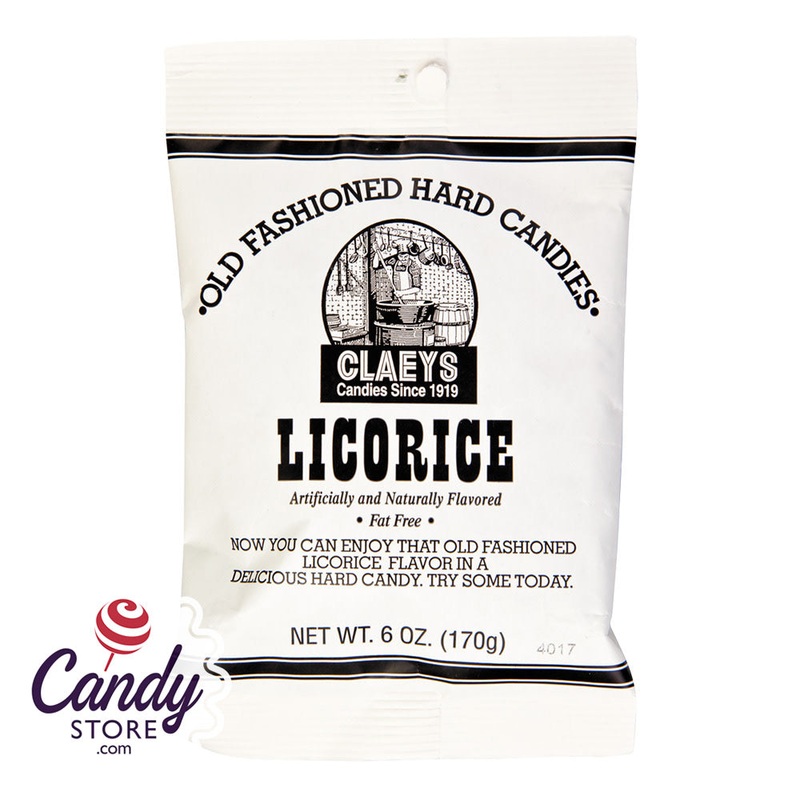 Claey’s Licorice Drops 6oz Bag – 24ct