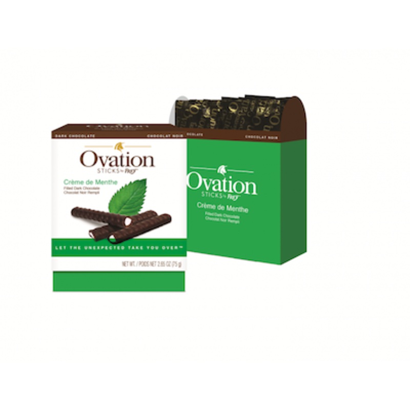Dark Chocolate Creme De Menthe Sticks Box – 12ct