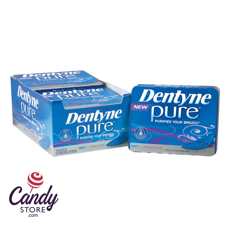 Dentyne Pure Mint With Herbal Accents – 10ct