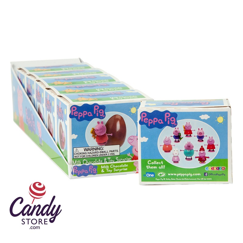 Finders Keepers Peppa Pig Chocolate And Toy Surprise 0.7oz – 6ct
