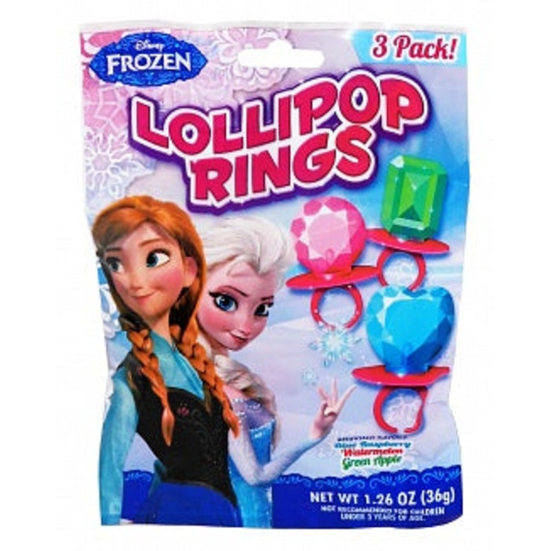Frozen 3 Pack Lollipop Rings – 12ct