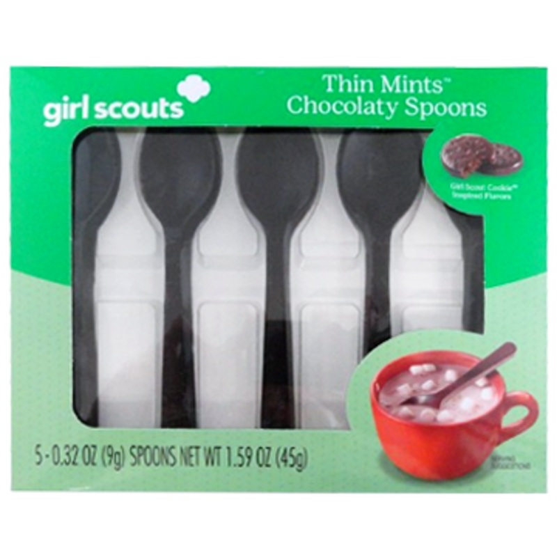 Girl Scouts Thin Mints Dark Chocolate Spoons 1.59 oz. Box