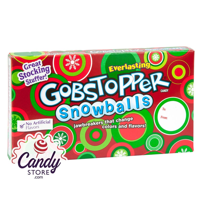 Gobstopper Christmas Snowballs 5oz Theater Boxes – 12ct