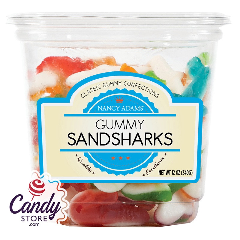 Gummy Sandsharks Multi-Color Candy – 12ct Tubs