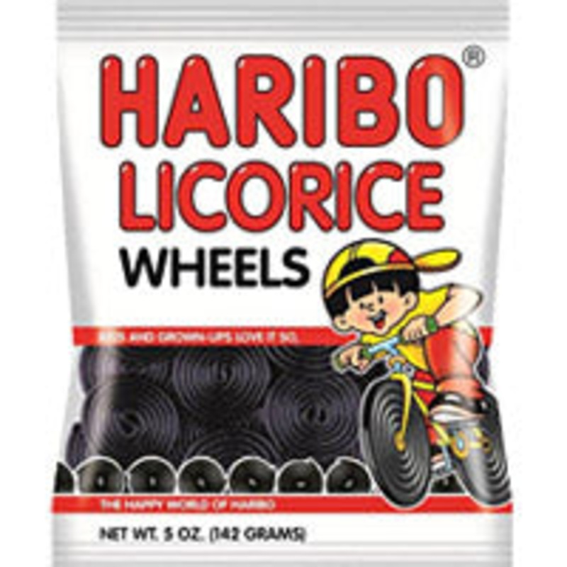 Haribo Licorice Wheels – 12ct