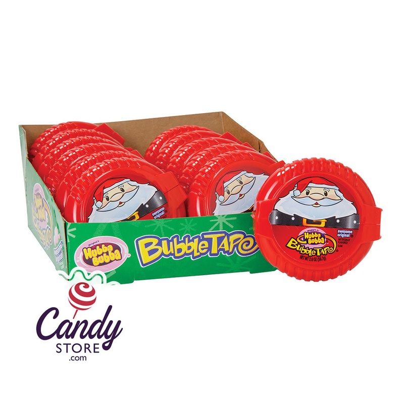 Hubba Bubba Christmas Tape Gum 2oz – 48ct