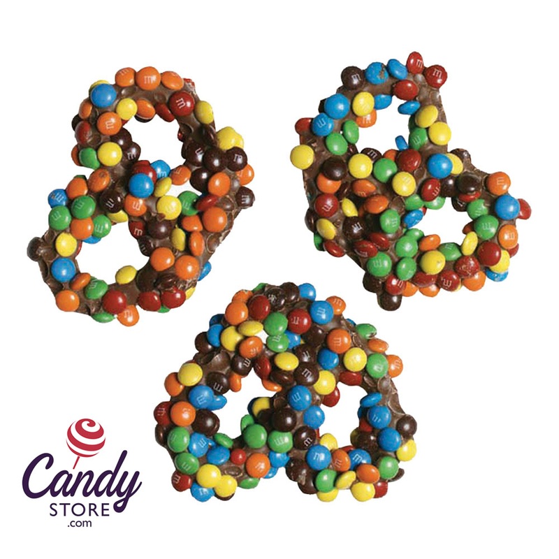 Milk Chocolate Pretzels w M&M’s Asher’s – 6lb