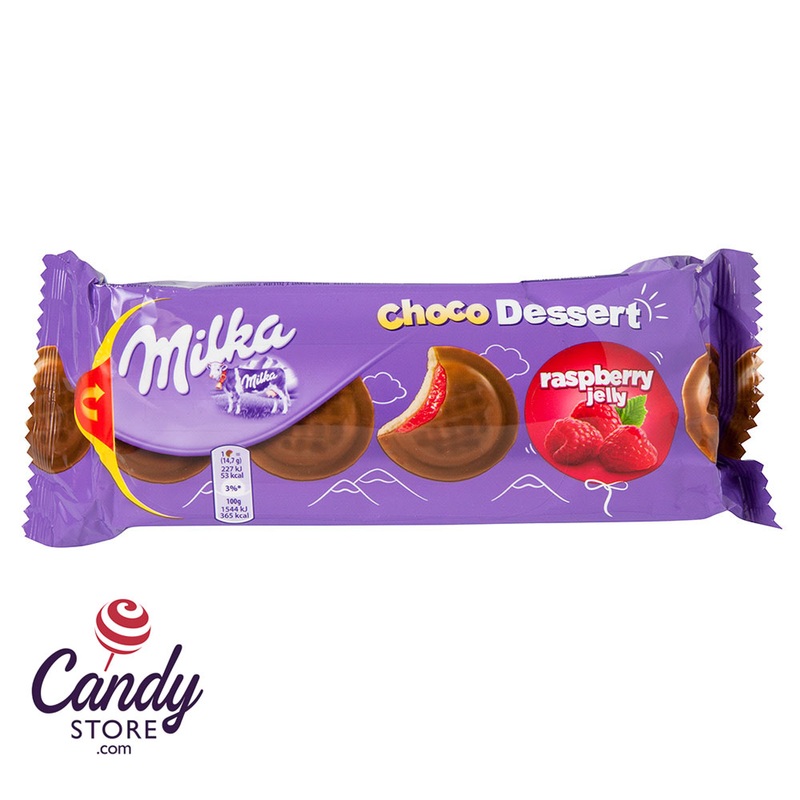 Milka Choco Dessert Raspberry Jelly 5.2oz – 24ct