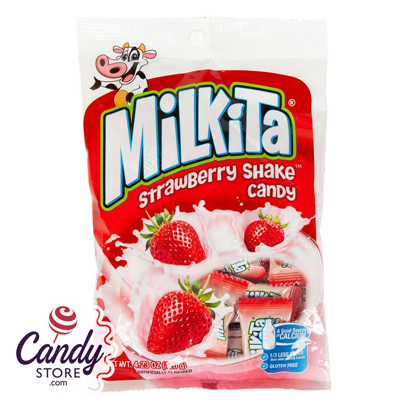 Milkita Strawberry Shake Candy 4.23oz – 12ct