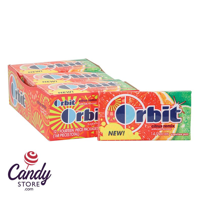 Orbit Sugar Free Citrus Remix Gum – 12ct