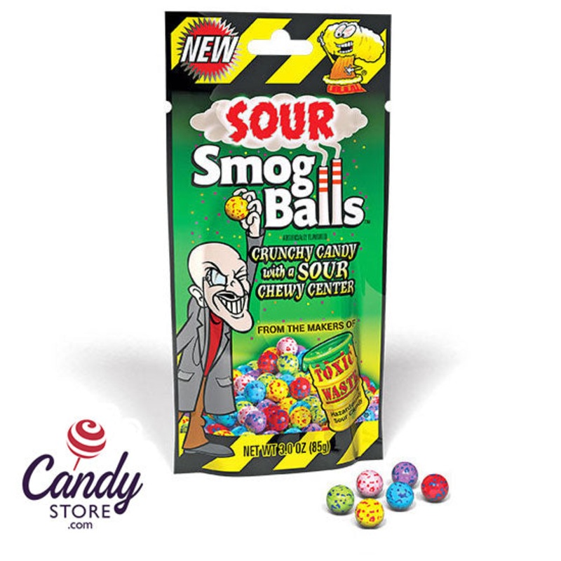 Sour Smog Balls Candy Bags – 12ct
