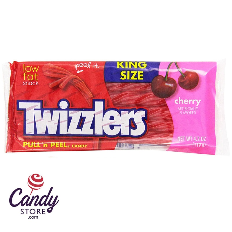 Twizzlers King Size Pull & Peel Cherry – 15ct