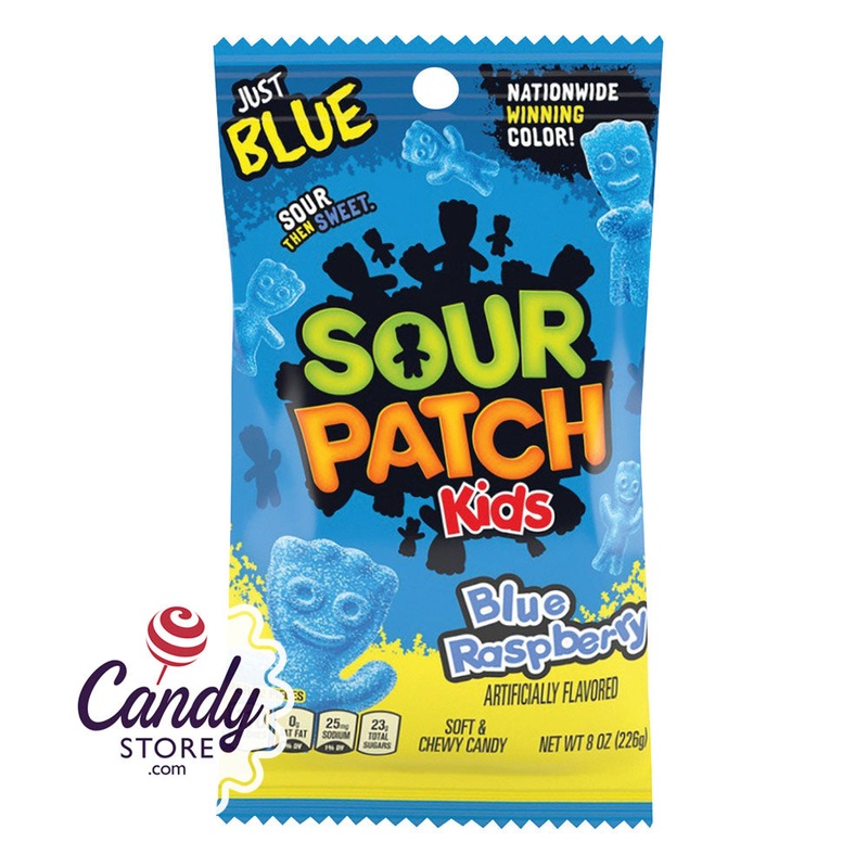 Blue Sour Patch Kids Peg Bags – 12ct