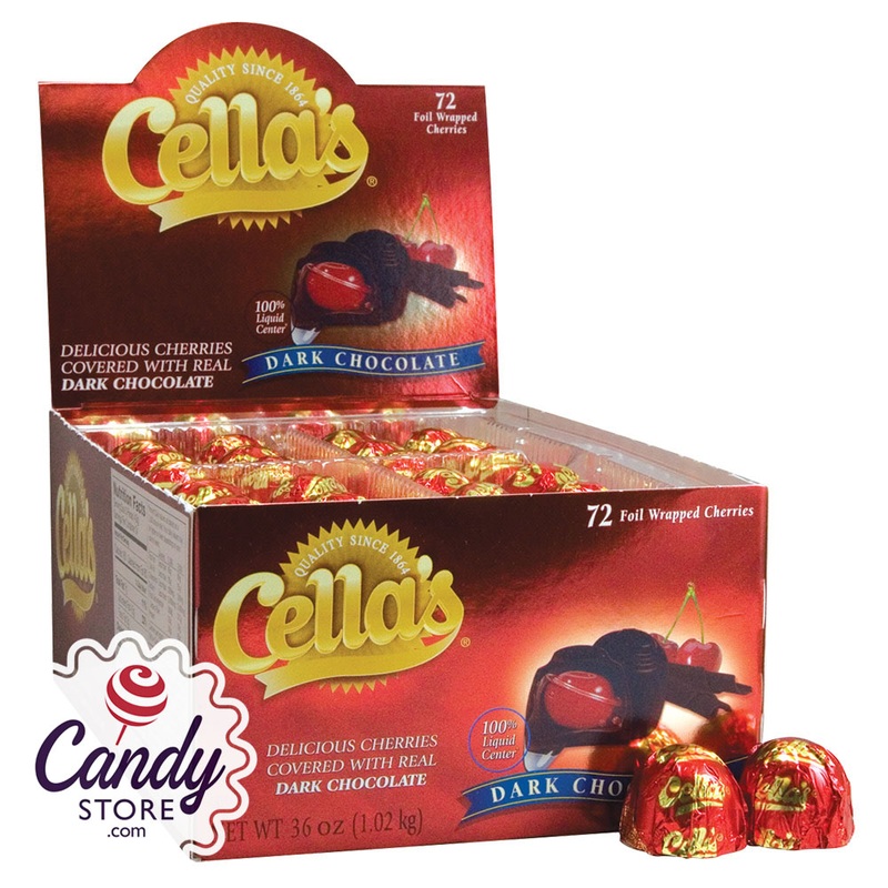 Cella’s Dark Chocolate Cherries – 72ct