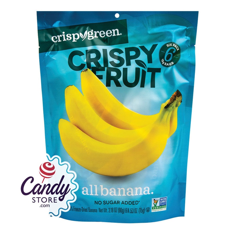 Crispy Green Crispy Fruit Banana 3.18oz Peg Bags – 12ct