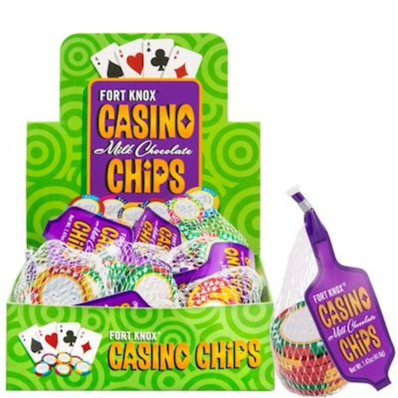 Fort Knox Chocolate Casino Chips – 18ct