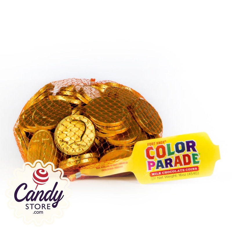 Gold Chocolate Coins Fort Knox 1.5-inch – 1lb
