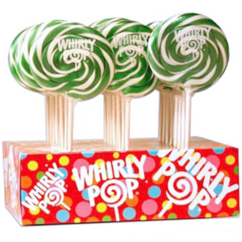 Green Whirly Pops – 24ct Displays