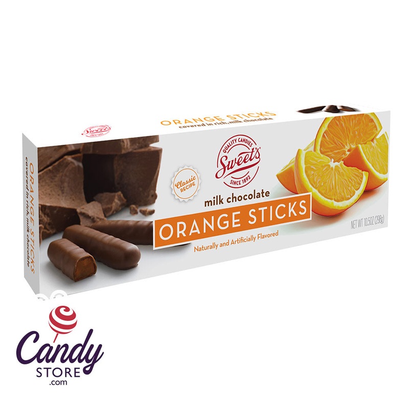 Orange Jelly Sticks Milk Chocolate 10.5oz – 12ct