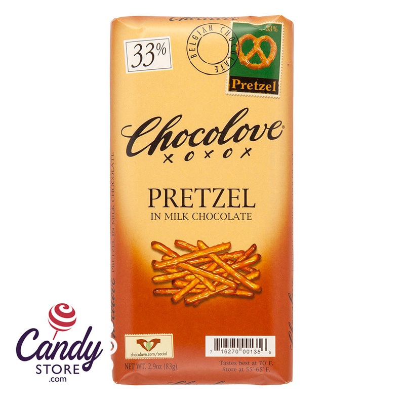 Pretzel In Milk Chocolate Chocolove Bars – 12ct