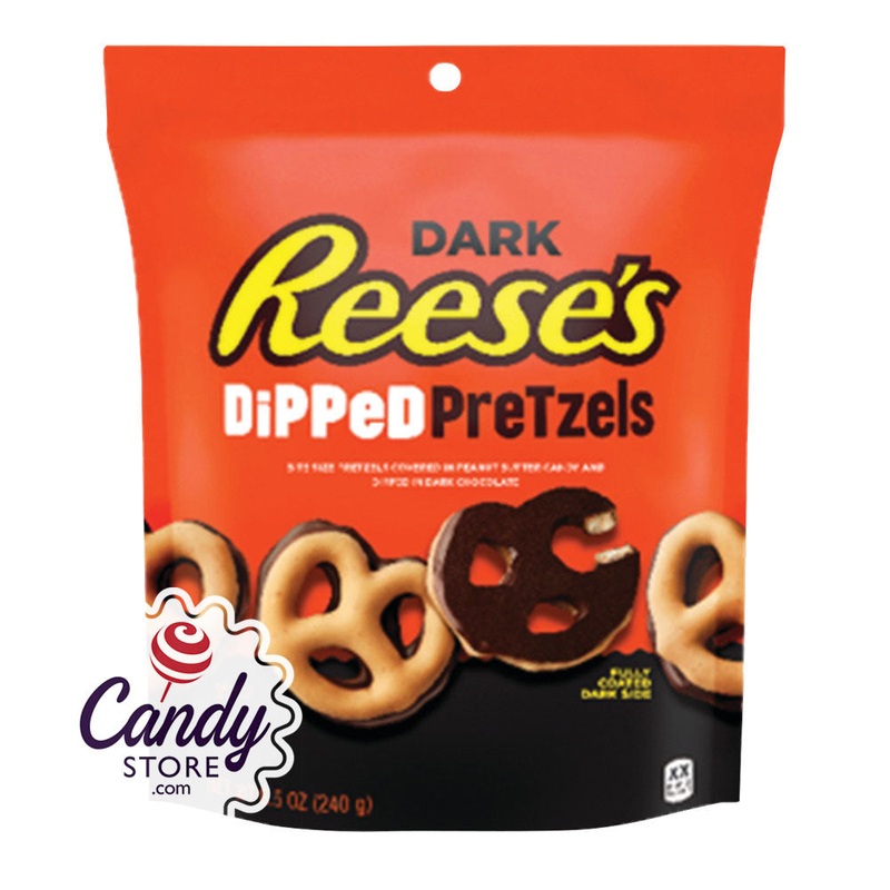 Reese’s Dark Chocolate Pretzels 8.5oz Pouch – 6ct