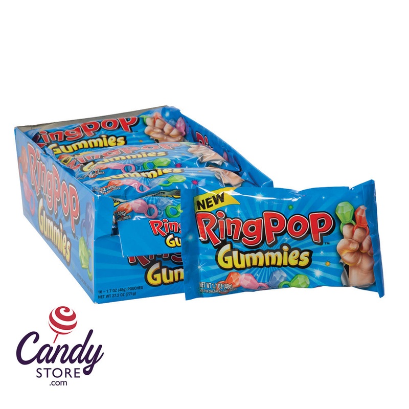 Ring Pop Gummy Rings Candy – 16ct