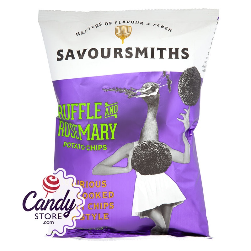 Savoursmiths Truffle & Rosemary Potato Chips 5.29oz Bags – 12ct