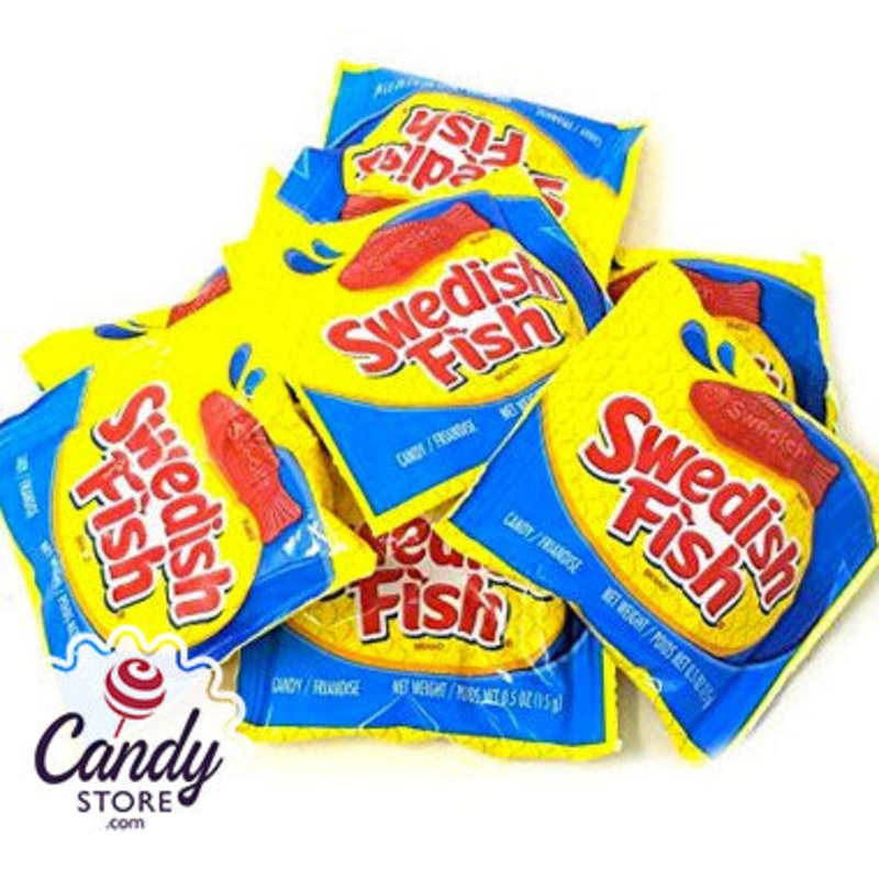 Swedish Fish Red Fun-Size Packs Bulk – 13lb