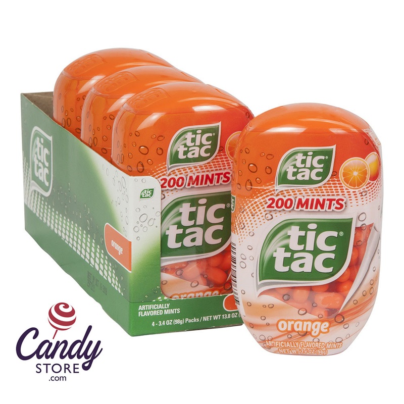 Tic Tac Orange Bottle Pack 3.4oz – 4ct