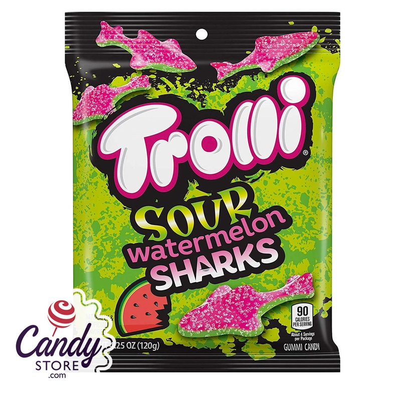 Trolli Sour Watermelon Sharks – 12ct
