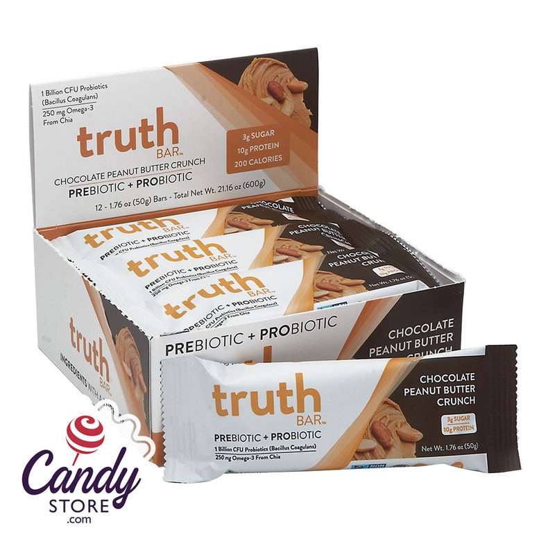 Truth Bars Chocolate Peanut Butter Crunch 1.76oz 12ct – 12ct