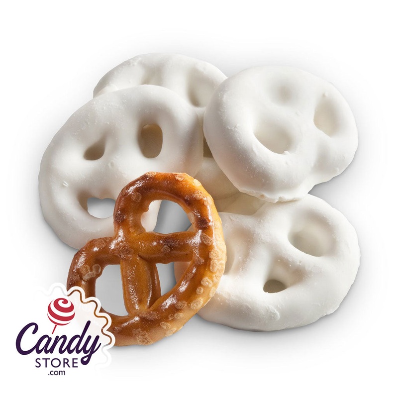 White Yogurt Mini Twist Pretzels – 15lb