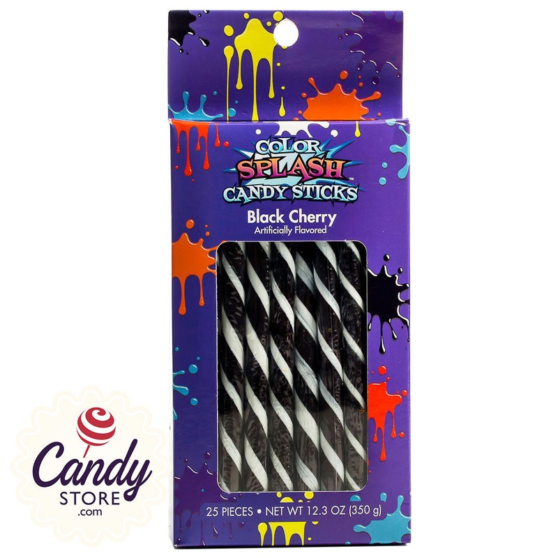 Black Cherry Candy Sticks Color Splash – 25ct