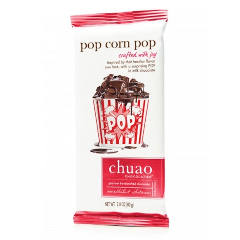 Chuao Milk Chocolate Pop Corn Pop Bars – 12ct