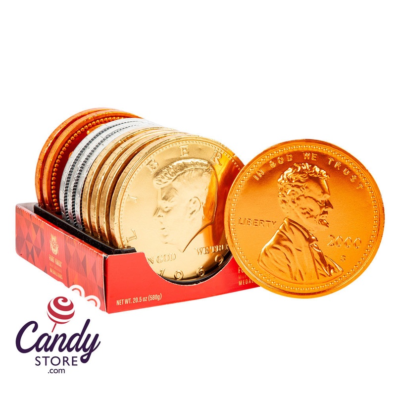 Fort Knox Huge Coins Medallions Chocolate – 10ct
