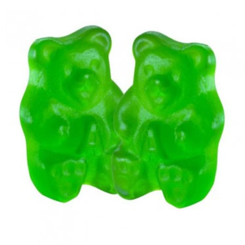 Green Apple Gummi Bears – 5lb